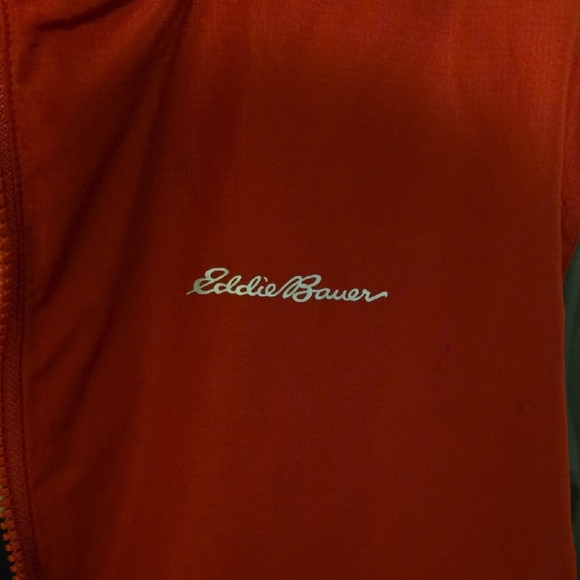 Eddie Bauer Red and Gray Hooded Jacket - Picture 2 of 5